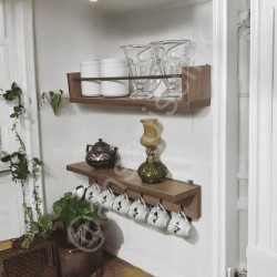 Kahve Köşesi, Baharatlık,Mutfak Rafı 50 cm